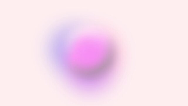 Abstract pink background with circles denoting Technology voice speech