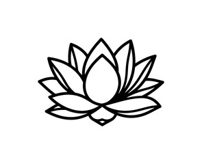 Fototapeta premium Lotus Flower Icon