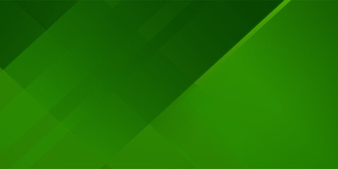 Abstract Green Background with Stripes. Vector Minimal Banner.