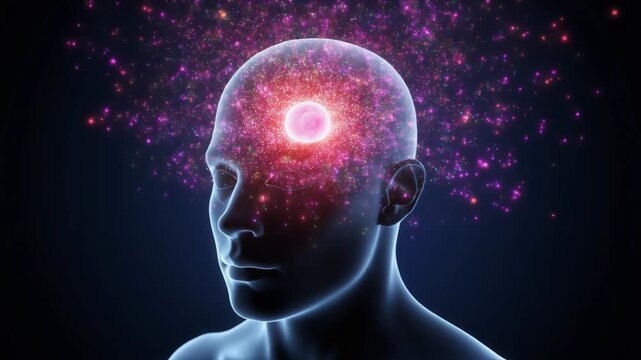 Pineal gland glow at night shows melatonin release and its role in sleep and circadian rhythm