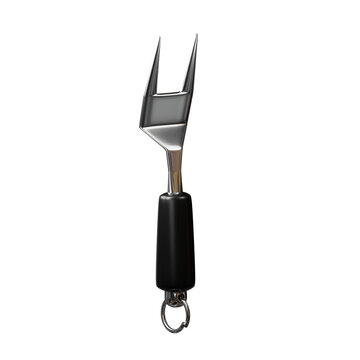 3d icon grilling fork