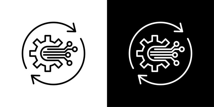 Revamp Icon Sheet Black And White