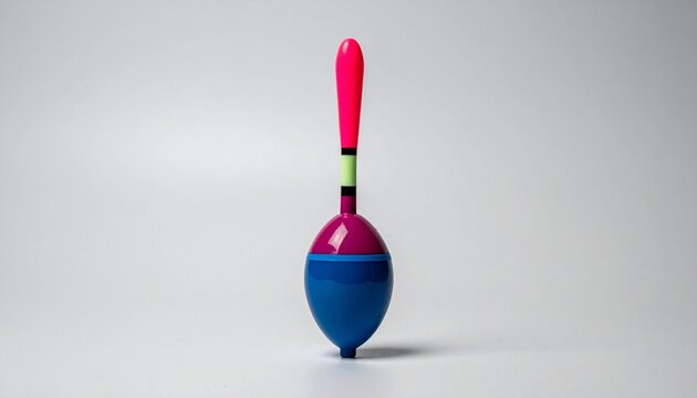 Colorful Diabolo Toy on White Background.