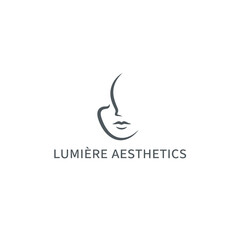 Obraz premium Elegant Minimalist Woman Face Line Art Logo for Beauty Aesthetics