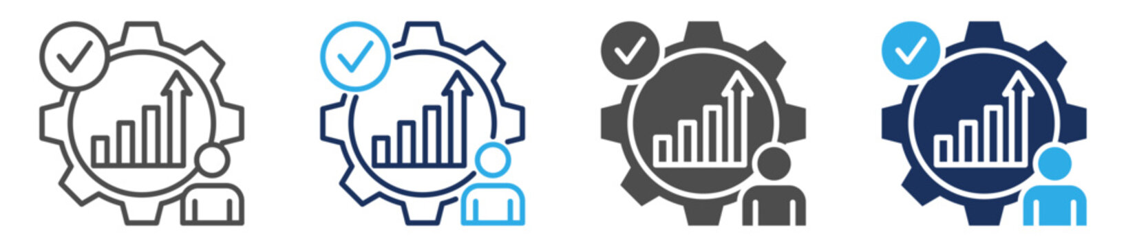 develop icon set multiple concept