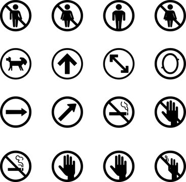 Arrow Icons Sheet AI Vector Illustration