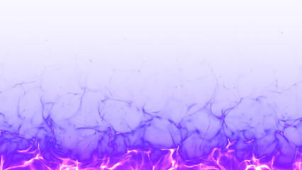 燃え上がる紫色の炎のエフェクト背景の画像。背景が透過しているPNG画像。