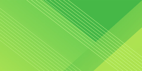 Minimal green geometric background. Dynamic shapes composition. Vector illustration © wahyu