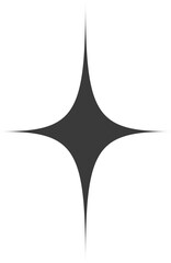 Minimal modern star shaped decorative element perfect for creative layouts and branding.