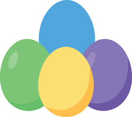 Colorful circles create a playful and vibrant arrangement on white background