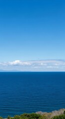 Seascape horizon view.