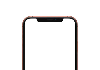 A smartphone frame with a distinctive design