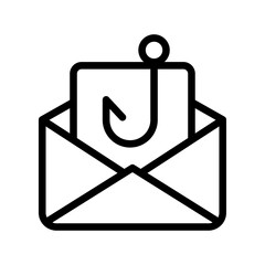 Phishing Cyber Security Warning Icon
