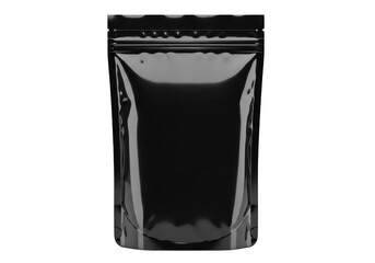 A black pouch with a ziplock seal