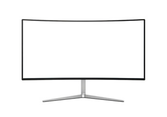 A large flat screen computer monitor on a stand