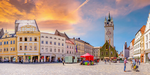 Altstadt, Straubing, Deutschland 