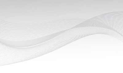 Modern Abstract Wave Line Background with Colorful Flowing Curves and Digital Technology Design