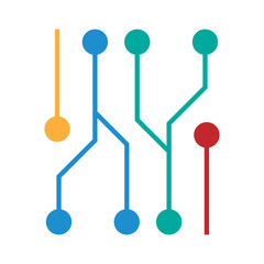 AI Microchip Technology Icon Design