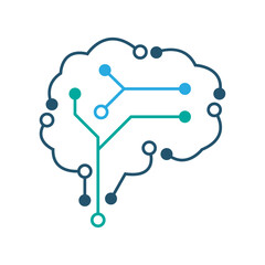 AI Microchip Technology Icon Design