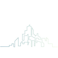 Fototapeta premium Futuristic Cityscape 