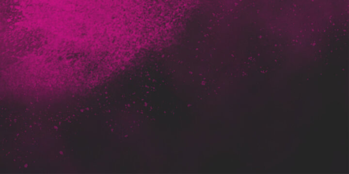 Explosion of pink dust on black background. Freeze motion of pink powder splash. hand painted on canvas in different colors and textures .
