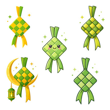Ketupat Icon for Hari Raya Celebration