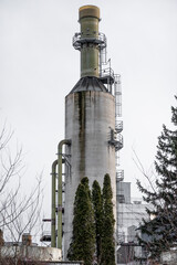 Chemical technological device of the heating plant