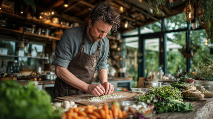 Fototapeta premium Sustainable gastronomy day
