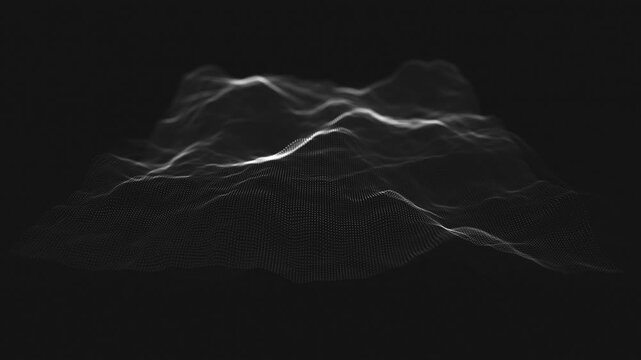 Digital Mesh Waving Technology Background Loop
Tech background mesh and particle lines gently waving on depth of field blur and seamless loop for relaxation and soothing