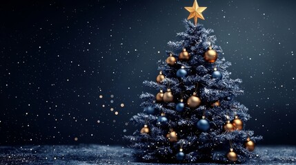 Exquisite Holiday Tree Dressed in Brilliant Baubles