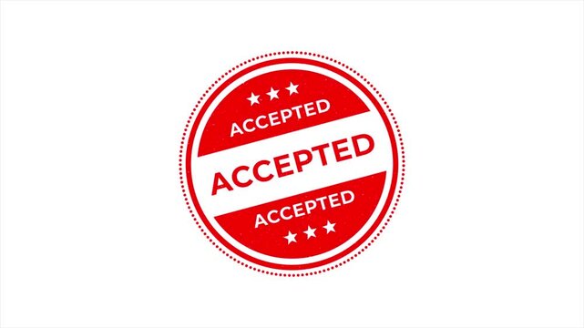 Accepted Vintage Stamp Badges Collection, Accepted Retro Badge & Stamp Logo Collection