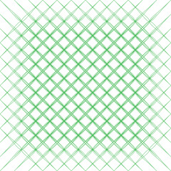 Intricate green and white geometric pattern design
