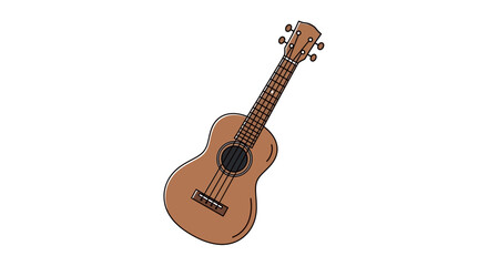 Fototapeta premium Ukulele Musical Instrument with Four Strings.