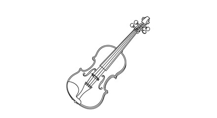 Obraz premium Violin Musical Instrument Stringed Music Art.