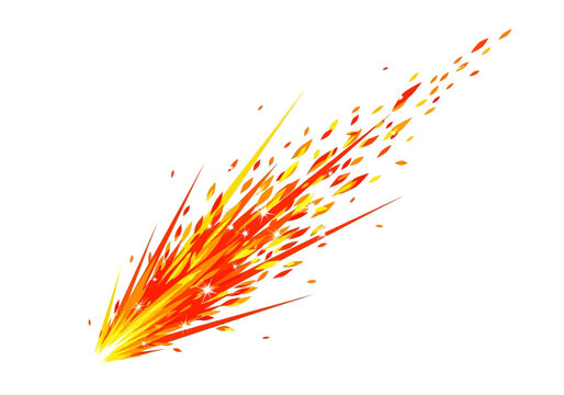 Vibrant Fireworks Explosion in Orange and Yellow Hues.