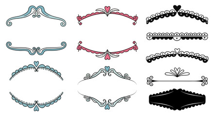 A vibrant tropical leaf with detailed veins and flowing lines presented as a striking silhouette on transparent background © Muskan