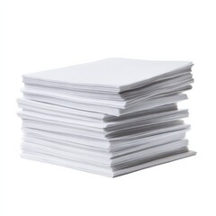 Large stack of a4 white paper sheets
