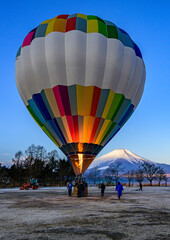 山中湖からバールンと富士山