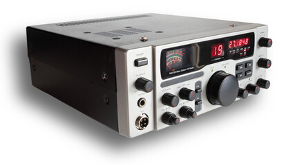 Fototapeta premium Two-way radio turned onto channel 19