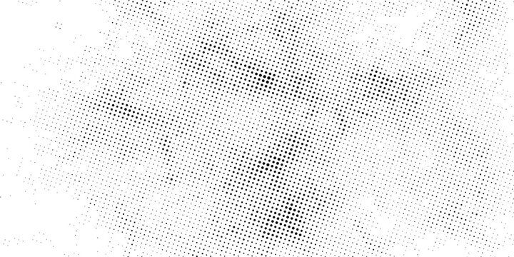 Pixelated bitmap gradient texture. Black and white dither pattern background. Abstract glitchy pattern. 8 bit video game screen wallpaper. Wide raster backdrop. Retro pixel art Illustration. Vector