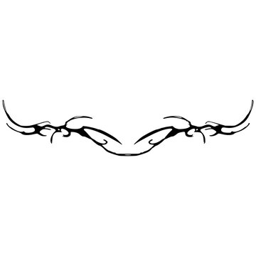 Goth Necro Neo Sigil Tattoo Design Vector