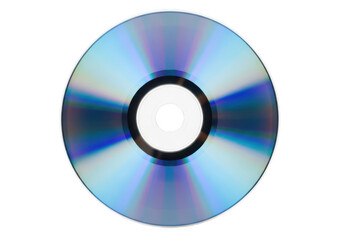 Compact disc isolated on transparent background