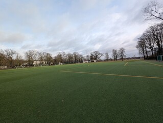 Obraz premium Football Field in Berlin, Germany