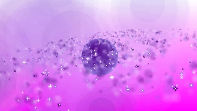 Video, galaxy and star background and galaxy particles, purple color, science, technology, astronomy, edu, 