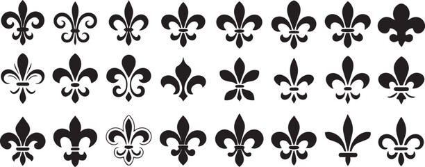 Collection Of Various Fleurs De Lis Symbol Designs © chhaifunnahar