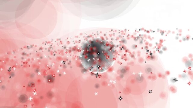 Video, galaxy and star background and galaxy particles, red-black color, science, technology, astronomy, edu, 