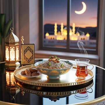 Traditional Iftar Delights and Spiritual Ambiance