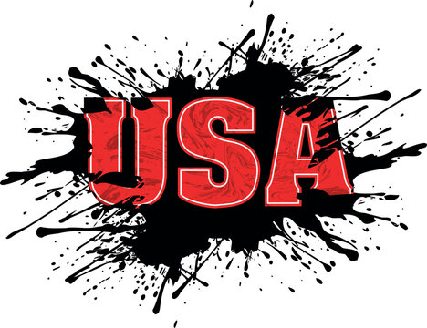 USA Vector Design For Print