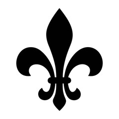 Find black fleur de lis vector image for design projects and graphic design use with high quality © PURE VECTOR WORK