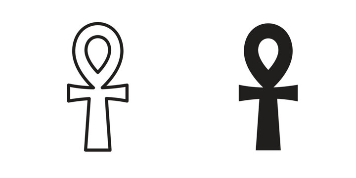 Ankh icon. modern vector symbols set